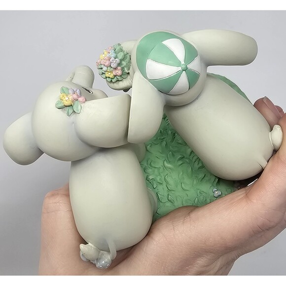 Vtg Precious Moments Figurine Don't Ever Forget How Much I Love You Elephants - Picture 5 of 7